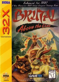 Brutal: Above the Claw Sega 32X US box art